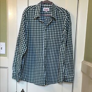 Fuchs Green Checkered Men's Shirt